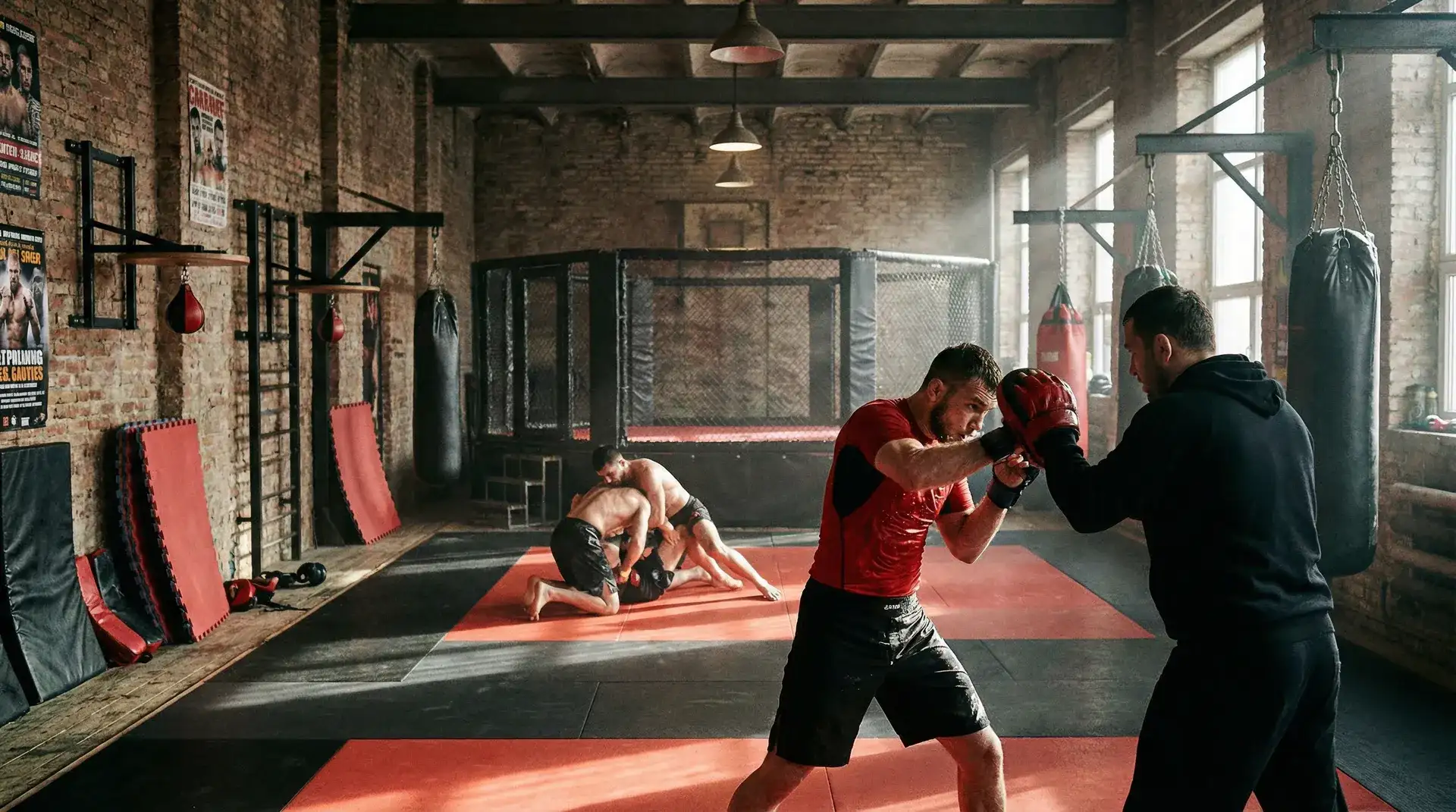 每日大赛 专业格斗训练营实战教学